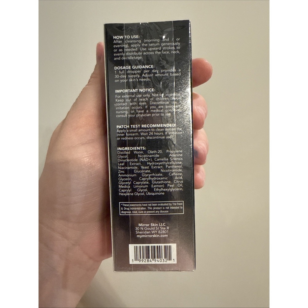 Mirror Skin SKINAD+ Facial Serum 30ml Hydrating Face Serum Exp 09/2028 New - Picture 4 of 4